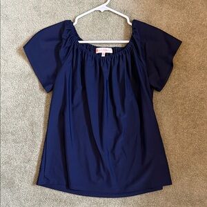 Jude Connally Deep Blue Blouse